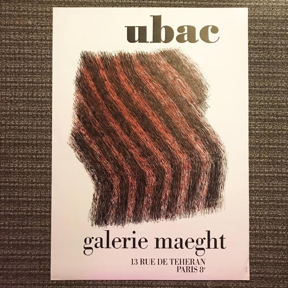 Raoul Ubac Galerie Maeght Abstract Art Print Litho